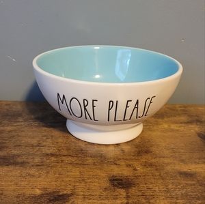 Rae Dunn More Please cereal bowl